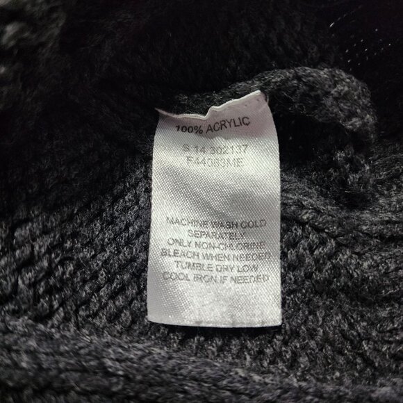 Weatherproof gray & black cable knit crewneck sweater - Picture 4 of 7